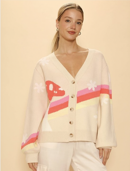 Mushroom Cardigan