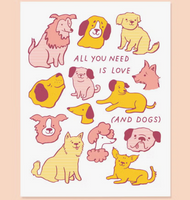 Love & Dogs Card