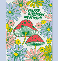 Mushroom Bday Card