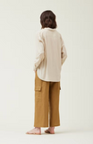 Oversized Ecru Blouse