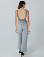 Noemi High Rise Wide Leg Crop - Dove