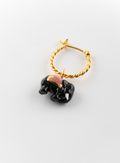 Elephant Mini Hoop Earring