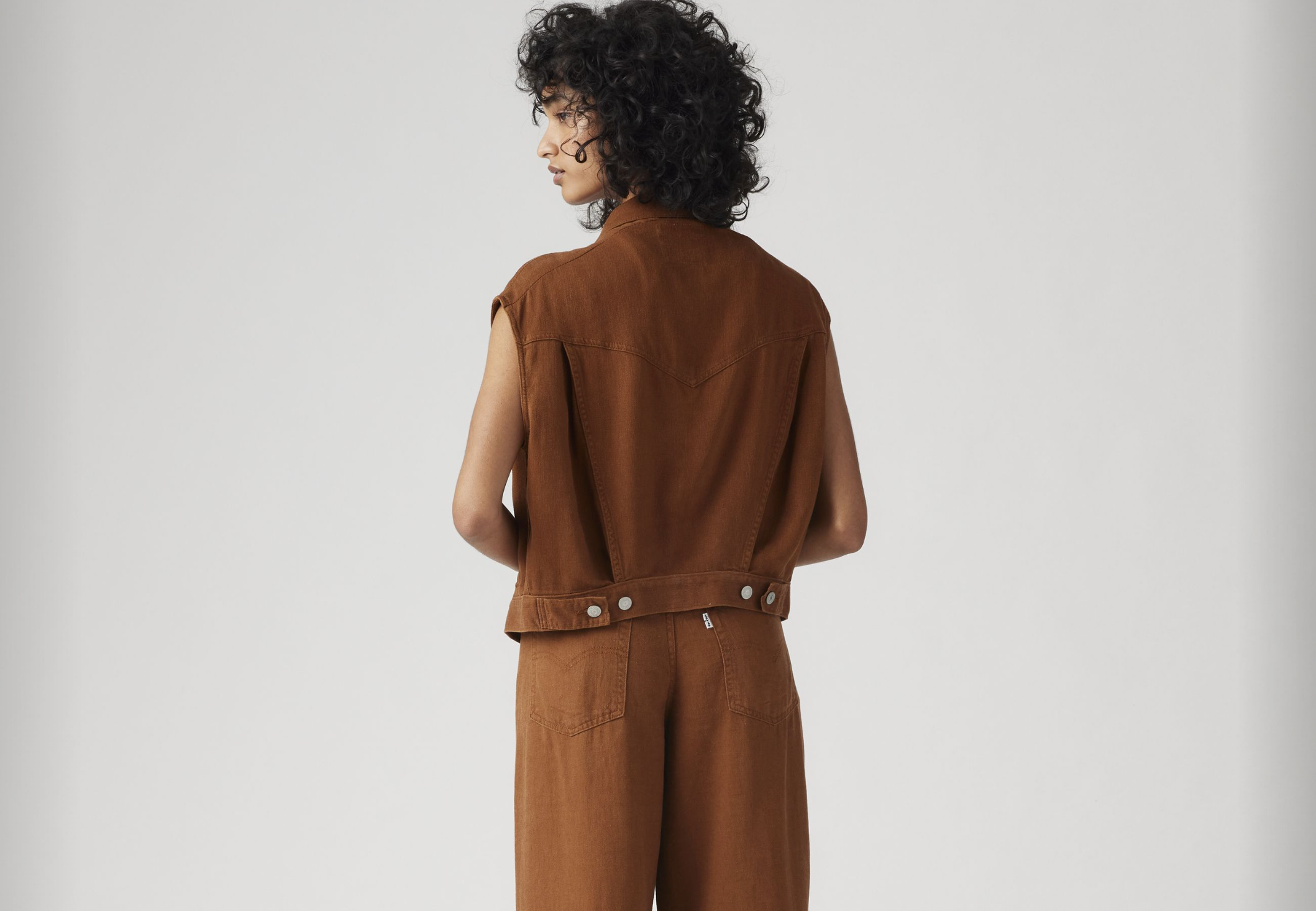 Shrunken 90s Vest - Sorrel Horse