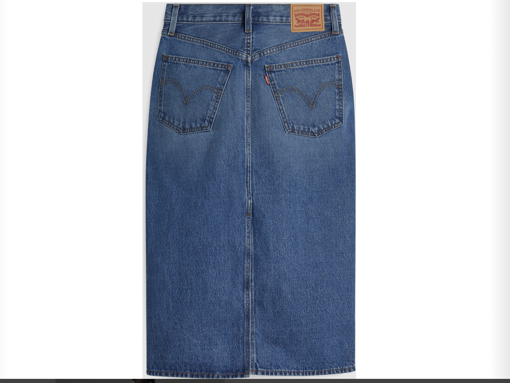 High Rise Back Slit Skirt - Meadow Games