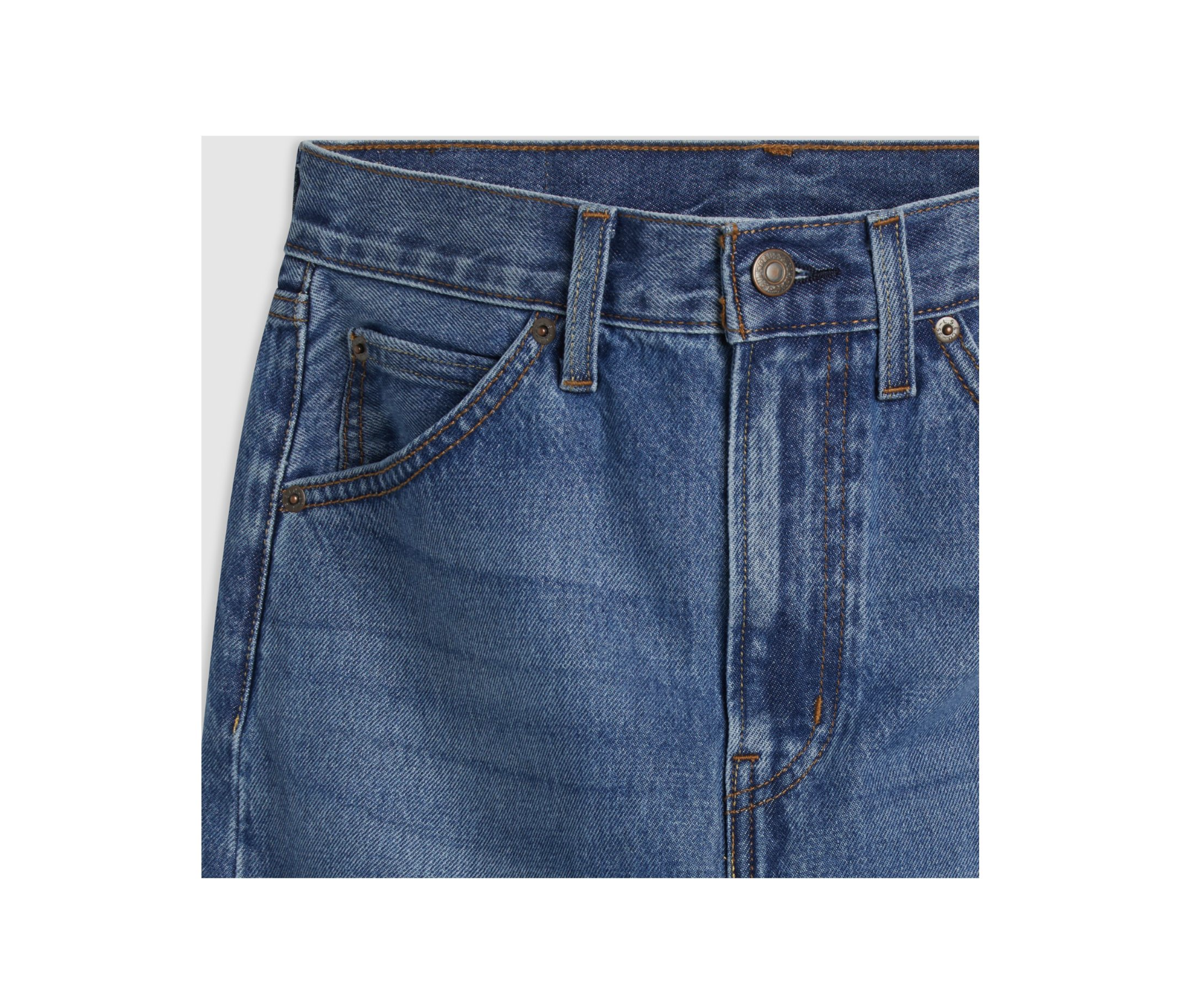 High Rise Back Slit Skirt - Meadow Games
