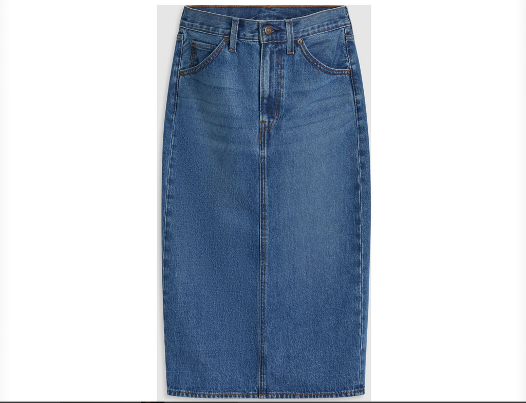High Rise Back Slit Skirt - Meadow Games