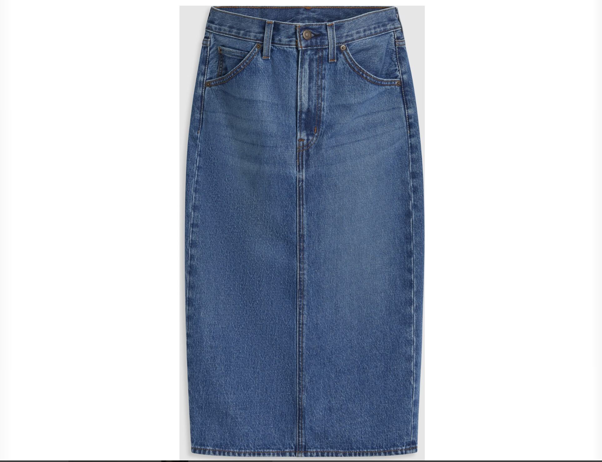 High Rise Back Slit Skirt - Meadow Games