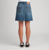Retro Button Front Skirt - Eight Track