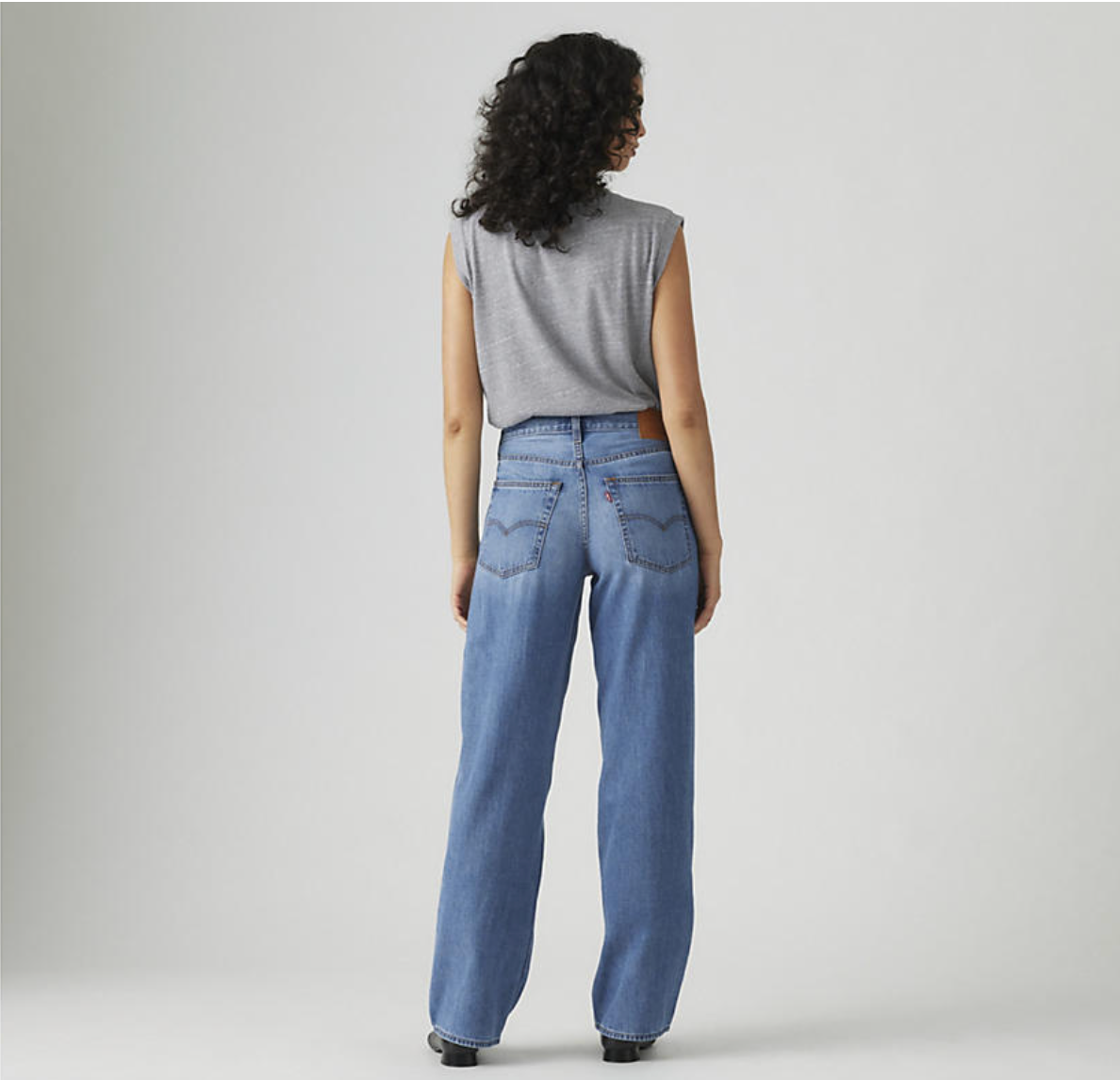 Baggy Dad Jean - Heavy Check