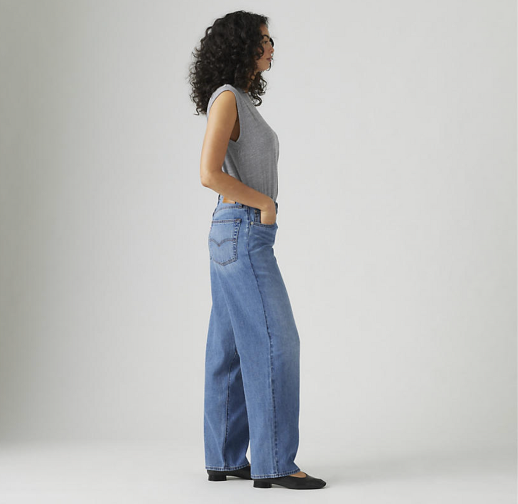 Baggy Dad Jean - Heavy Check