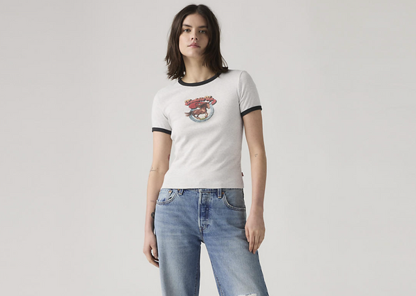Graphic Ringer - Rickie Saddle Up Horse