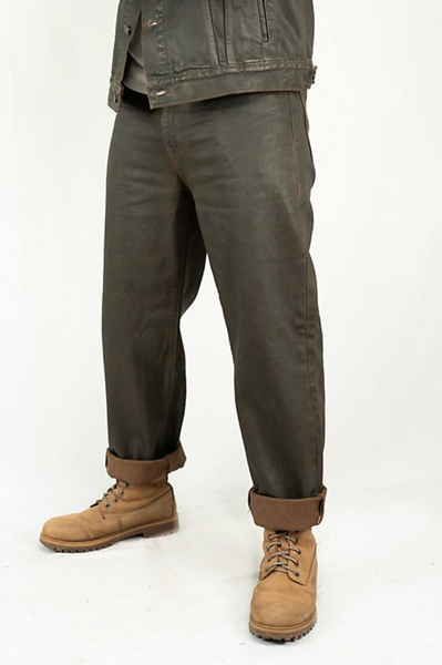 568 Loose Straight - Brown Wood