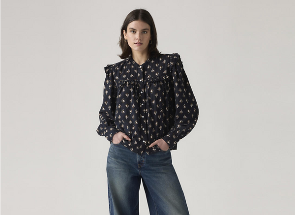 Gianna Long Sleeve Blouse - Yulia Floral