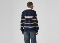 Union Rugby - Theo Stripe Navy Blazer