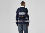 Union Rugby - Theo Stripe Navy Blazer
