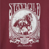 The Perfect Tee - Stay Wild Tawny Port