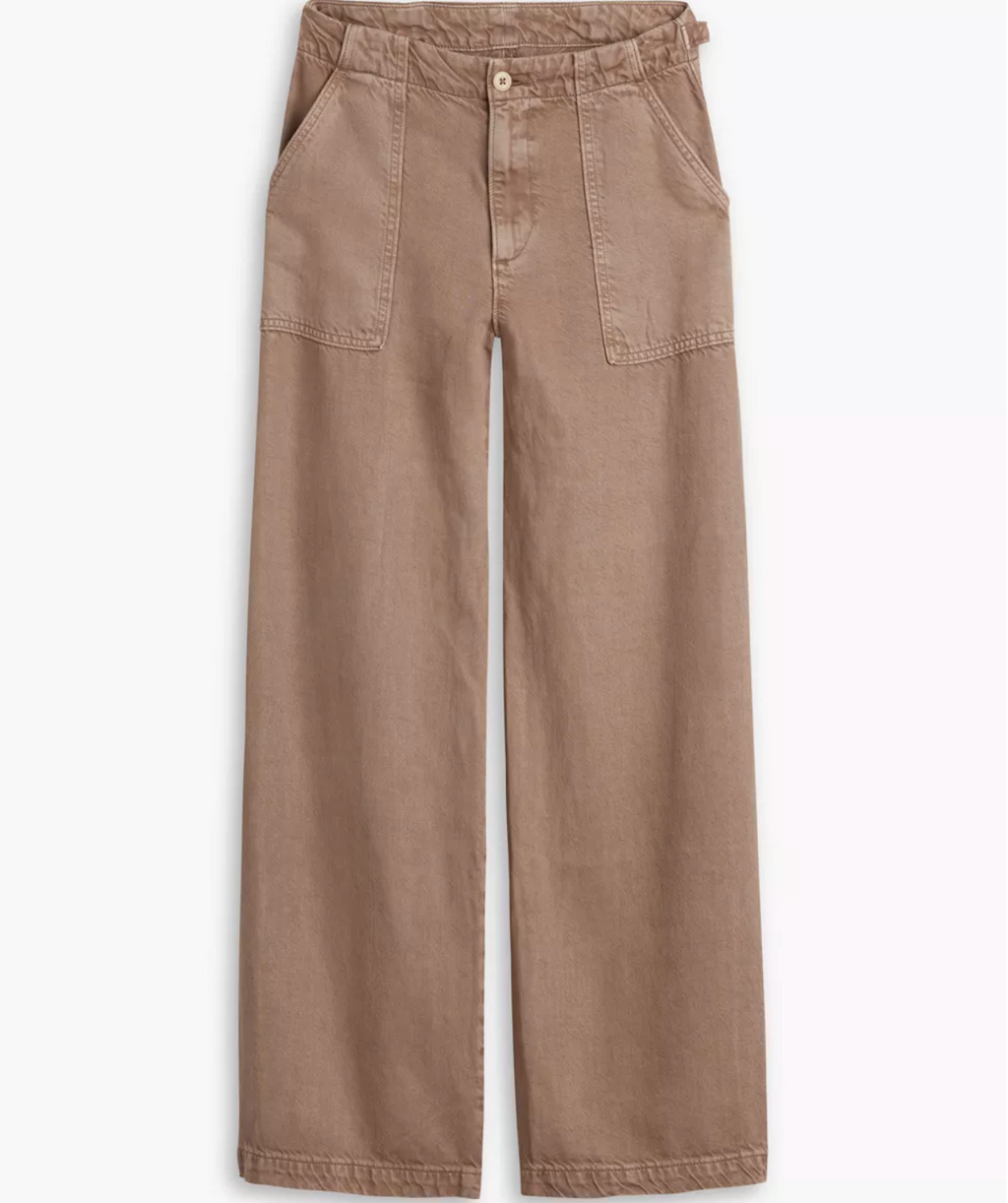 Baggy Dad Cargo Drapey - Pine Bark