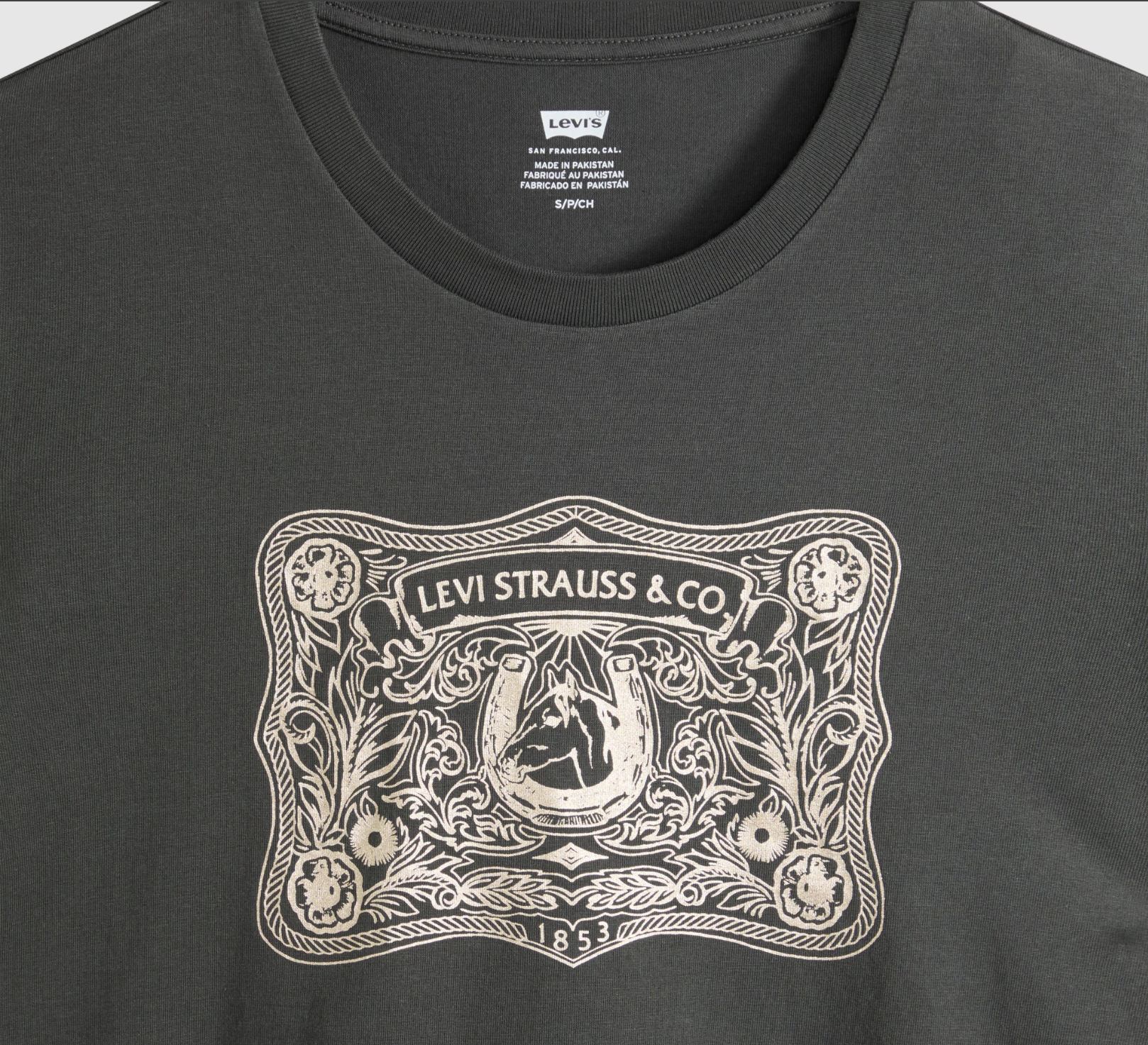 The Perfect Tee - Archival Buckle Pirate Black