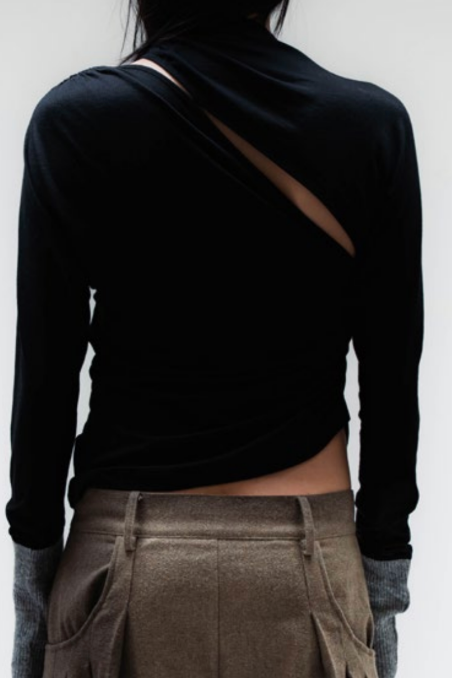 The Cloy Top - Jersey Gray