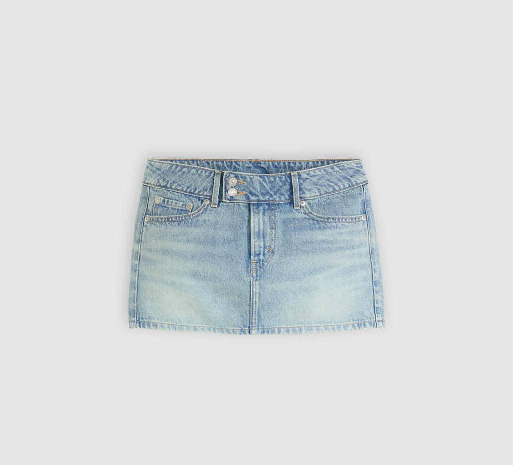 Superlow Mini Skirt - Roll It Up Clean