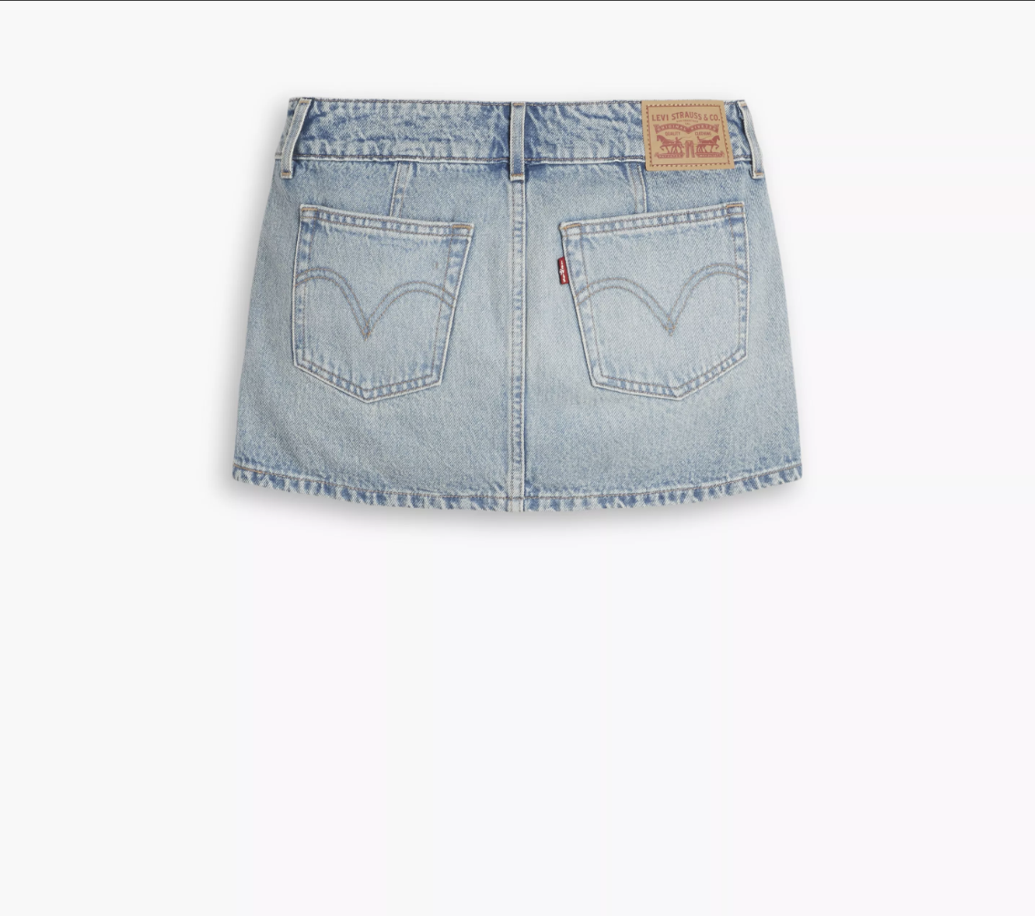 Superlow Mini Skirt - Roll It Up Clean