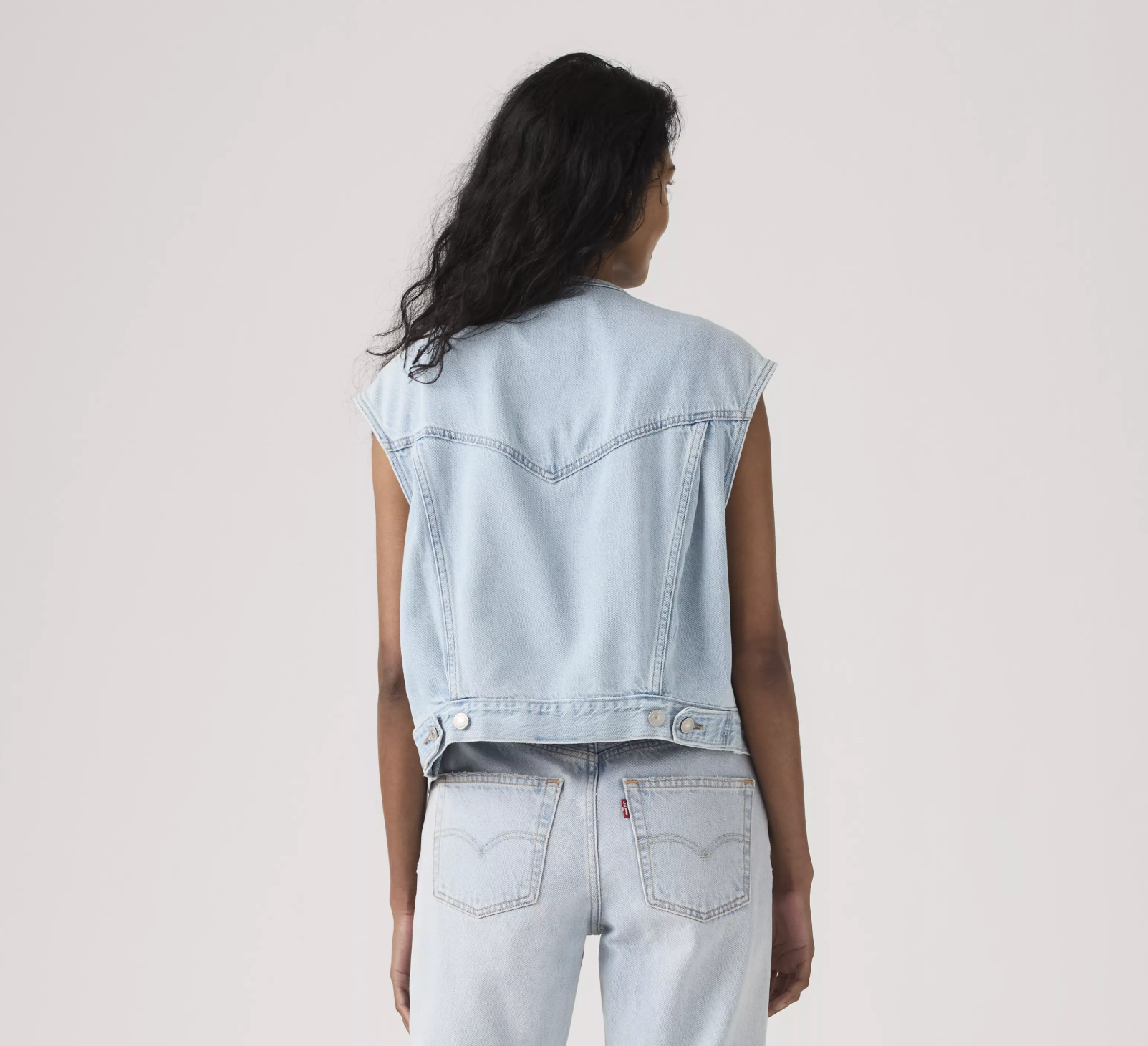 Collarless Shrunken 90s Vest - Of Course