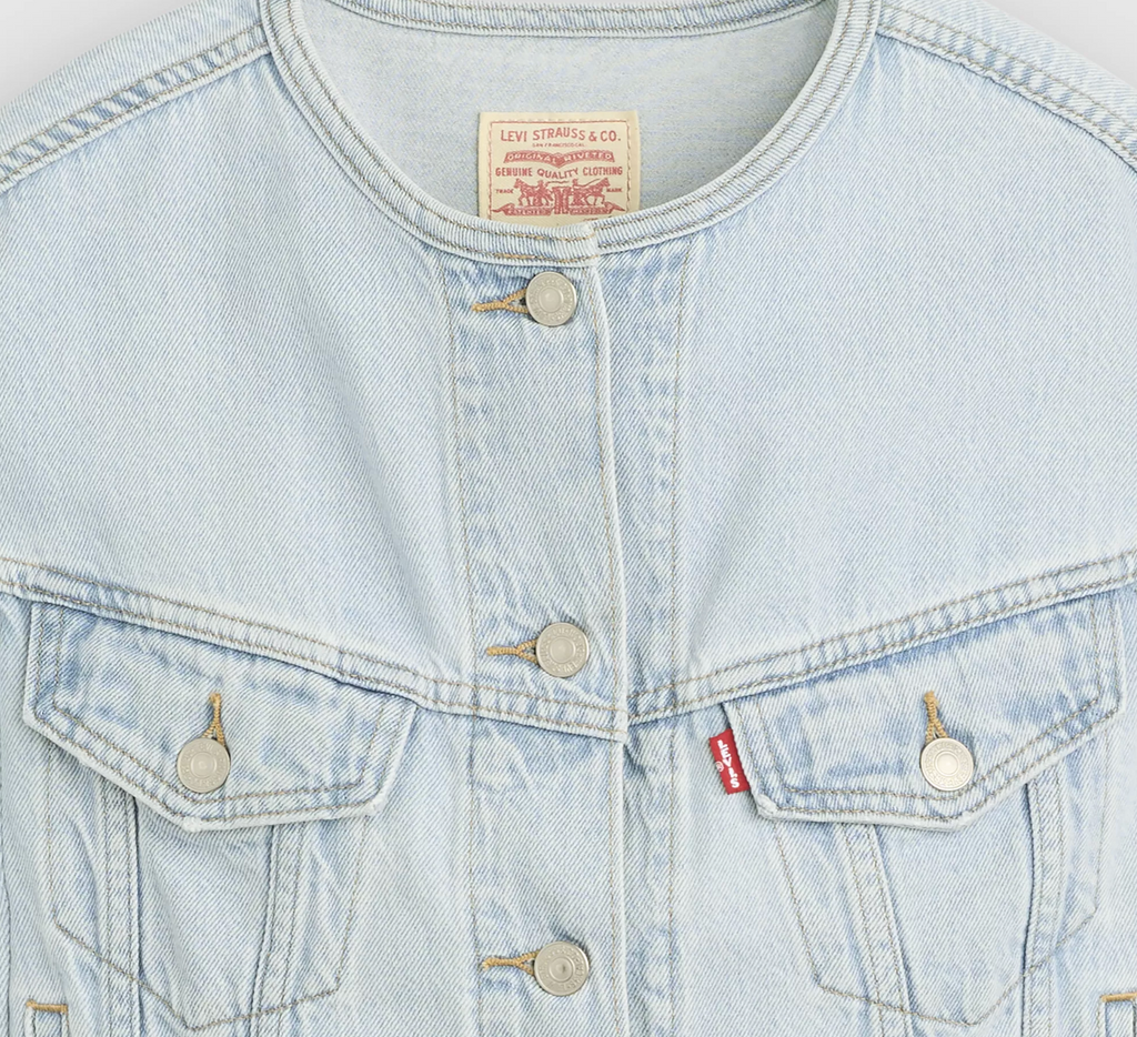 Collarless Shrunken 90s Vest - Of Course