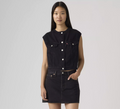 Collarless Shrunken 90s Vest - None Your Business