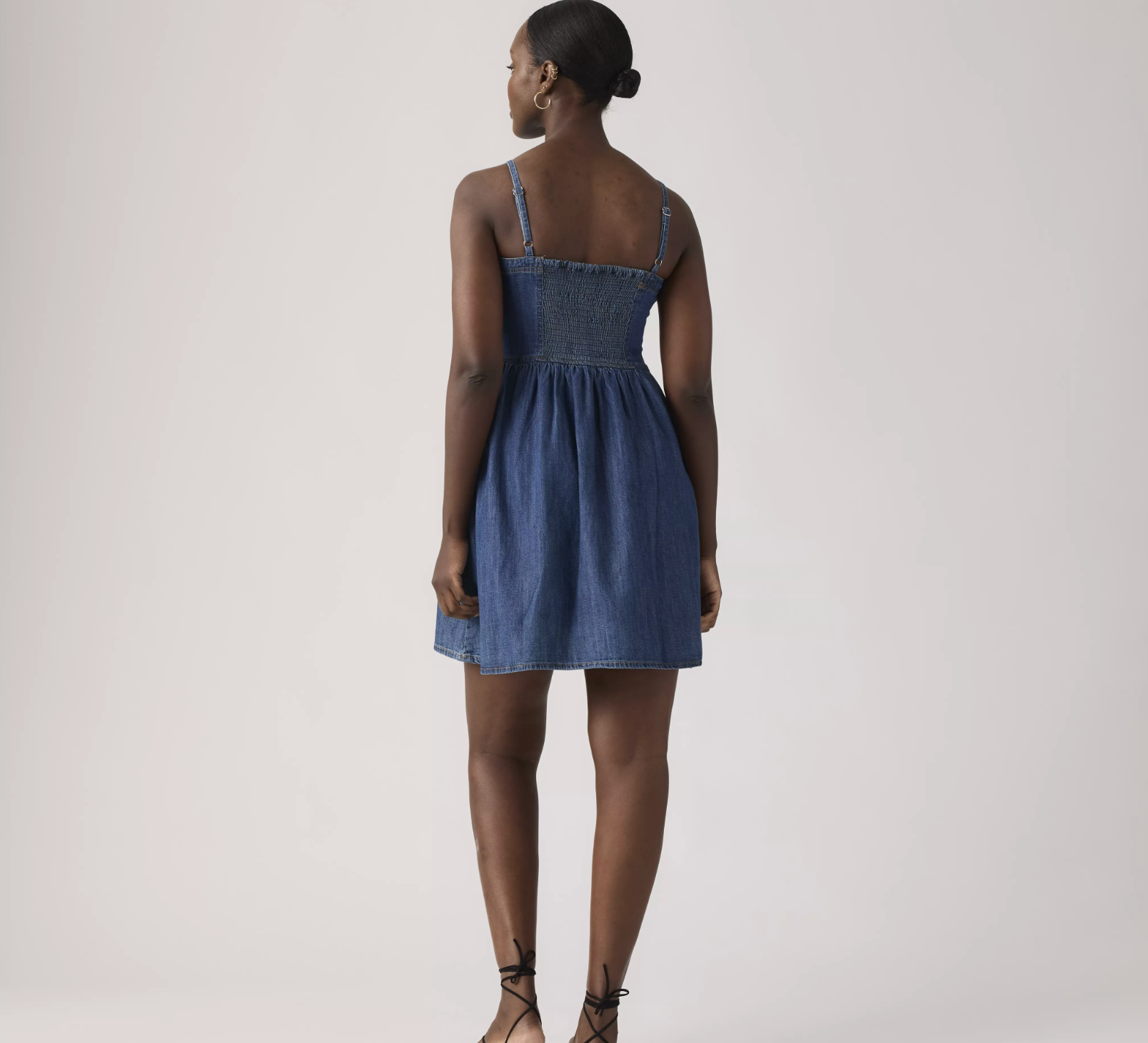 Jadine Denim Dress - Unturned Stone