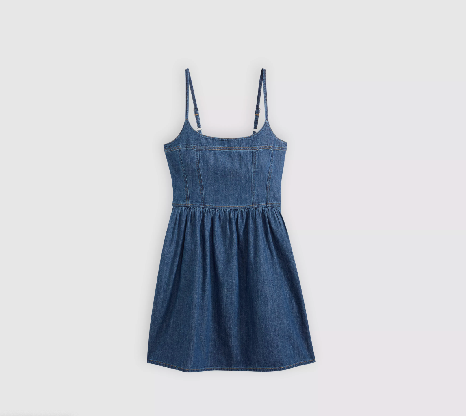 Jadine Denim Dress - Unturned Stone