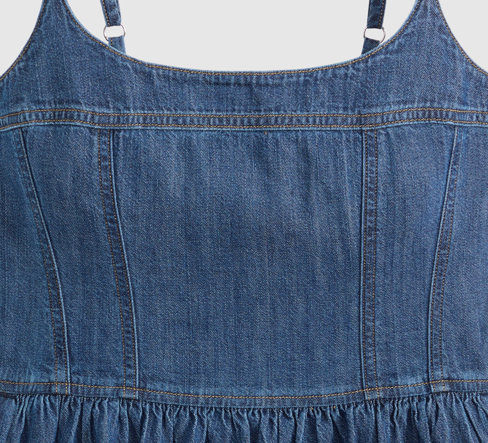 Jadine Denim Dress - Unturned Stone