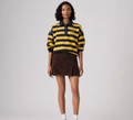 Inverted Pleat Mini - Java Cord