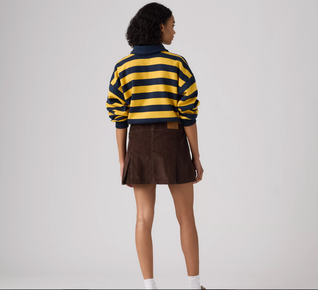 Inverted Pleat Mini - Java Cord