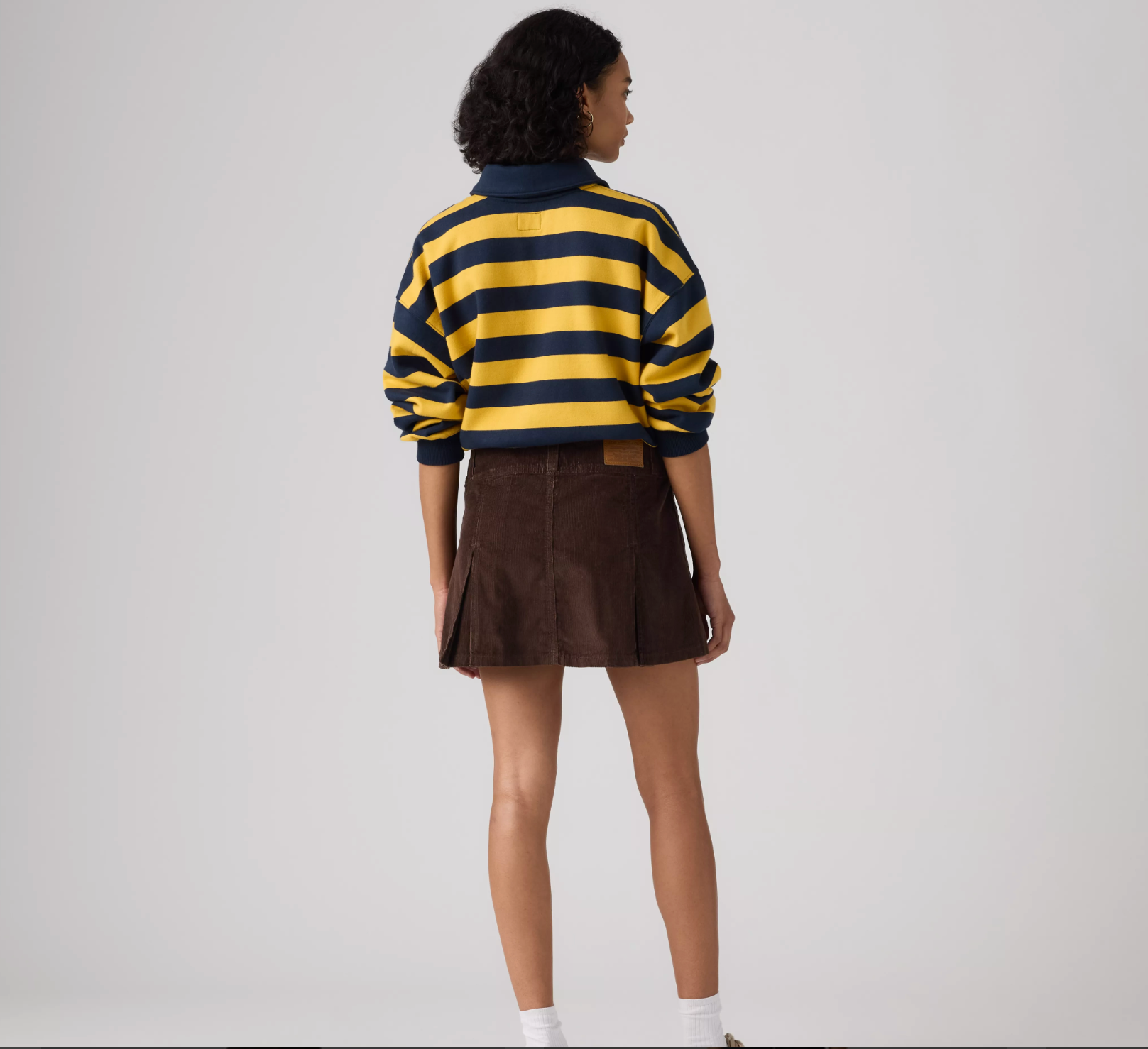 Inverted Pleat Mini - Java Cord