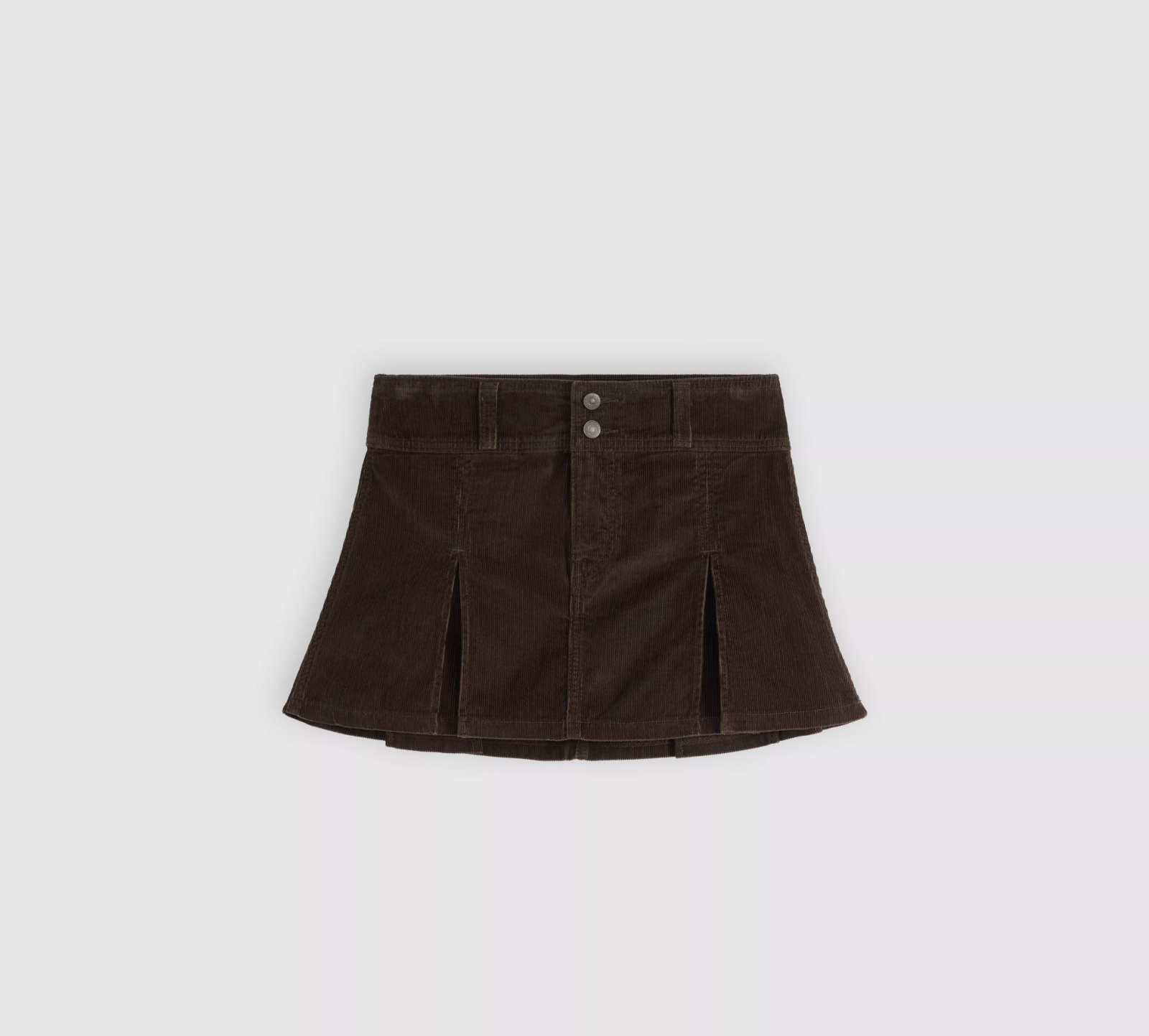 Inverted Pleat Mini - Java Cord