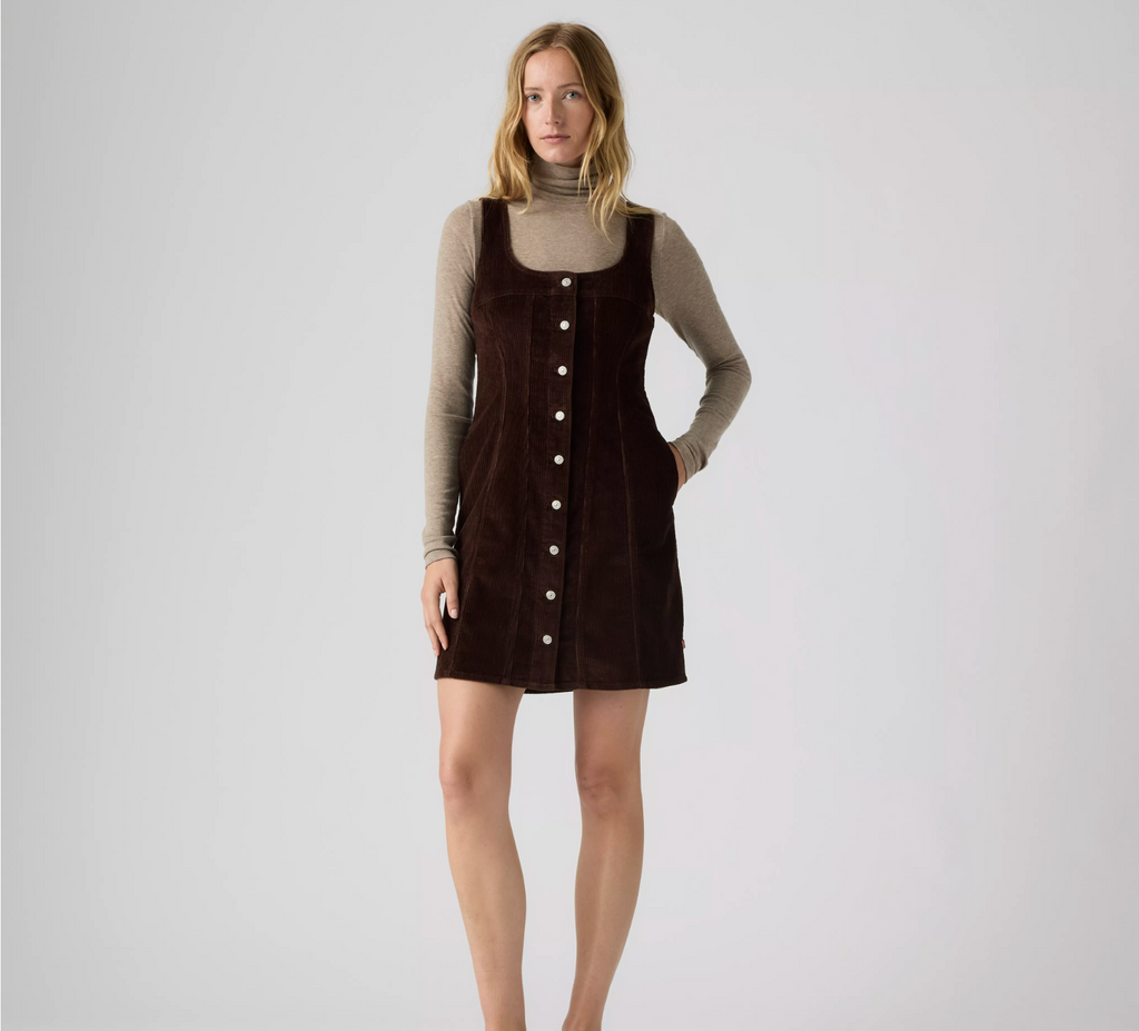 Audra Tank Dress - Java Cord