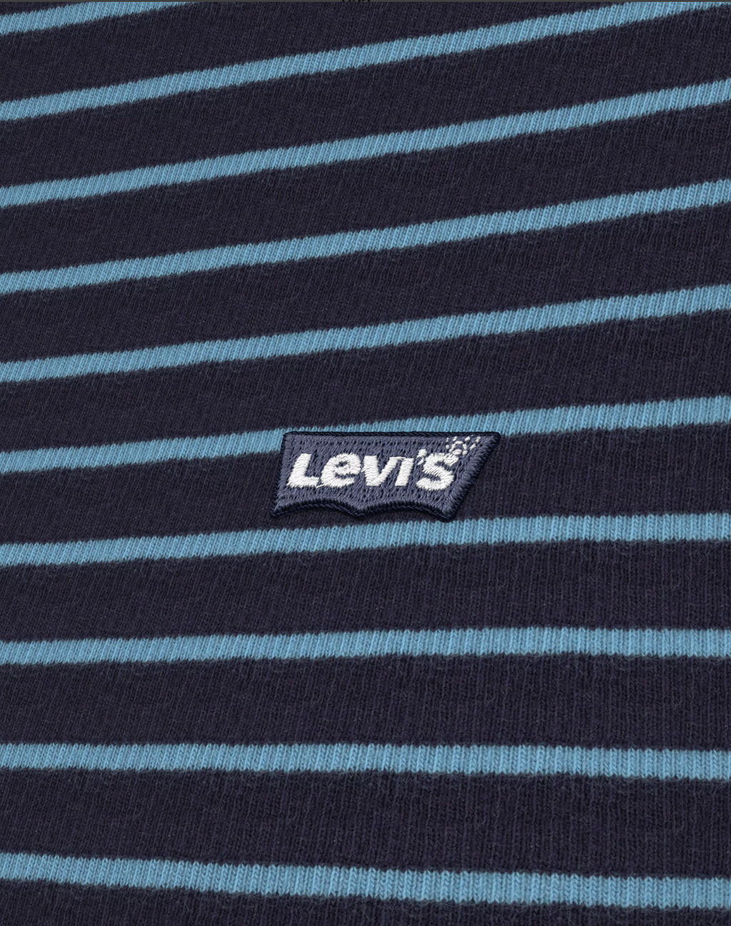 Hayes Long Sleee Tee - Gemini Stripe Navy Blazer