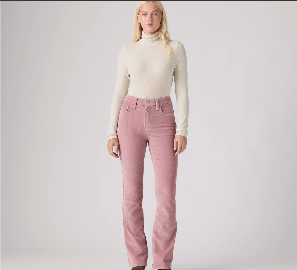 725 High Rise Bootcut - Woodrose Corduroy