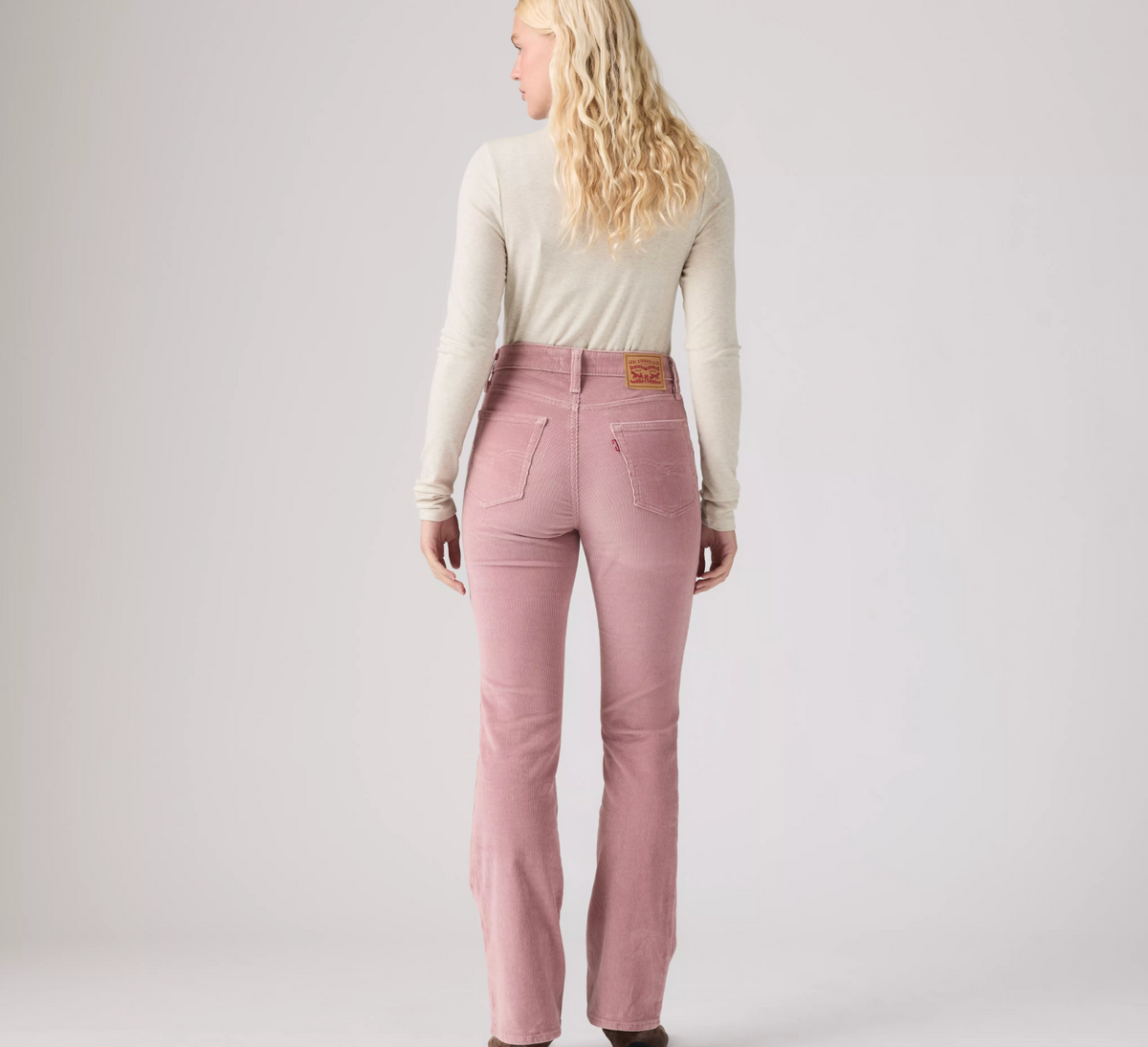 725 High Rise Bootcut - Woodrose Corduroy