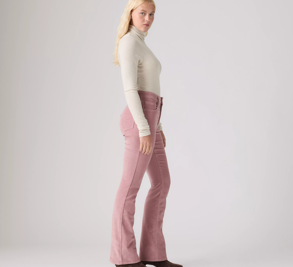 725 High Rise Bootcut - Woodrose Corduroy