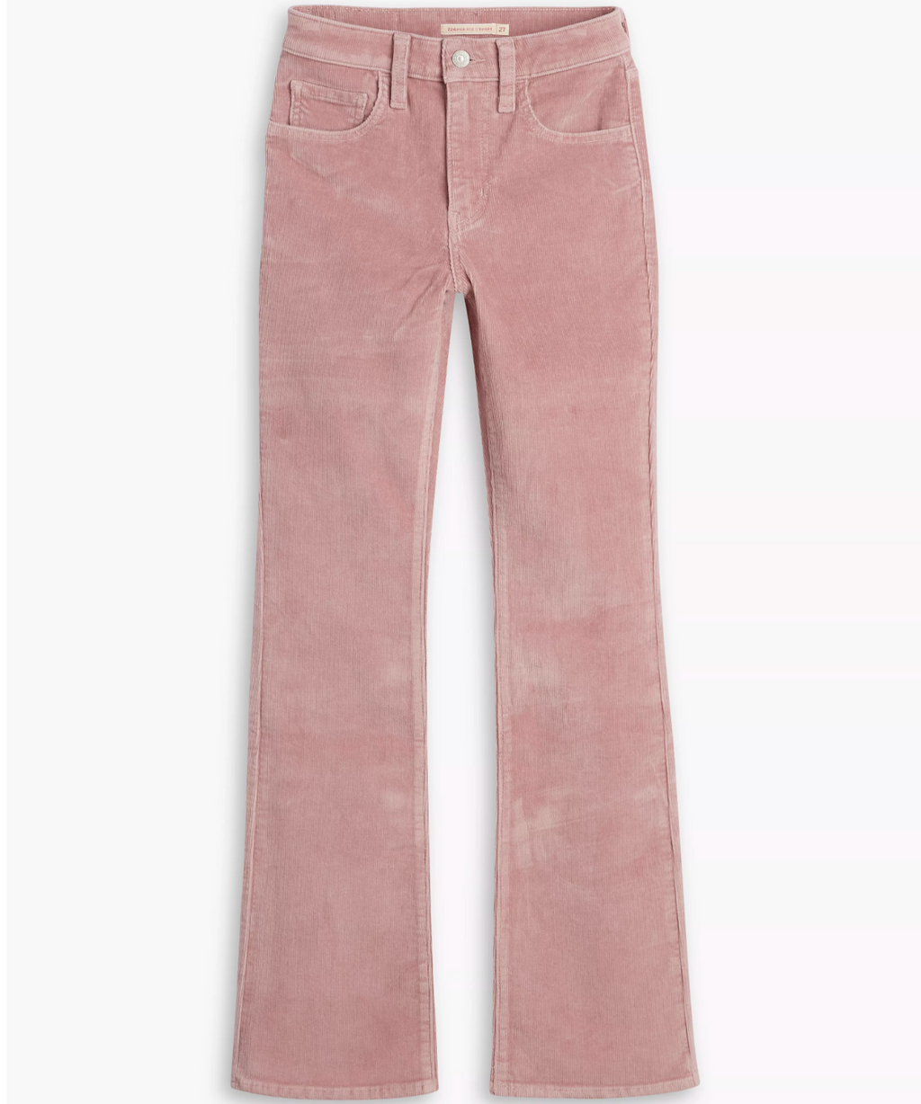 725 High Rise Bootcut - Woodrose Corduroy