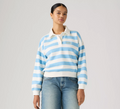 GR Vintage Rugby Fleece - Alaskan Blue Stripe