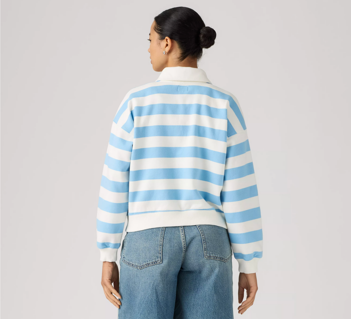 GR Vintage Rugby Fleece - Alaskan Blue Stripe