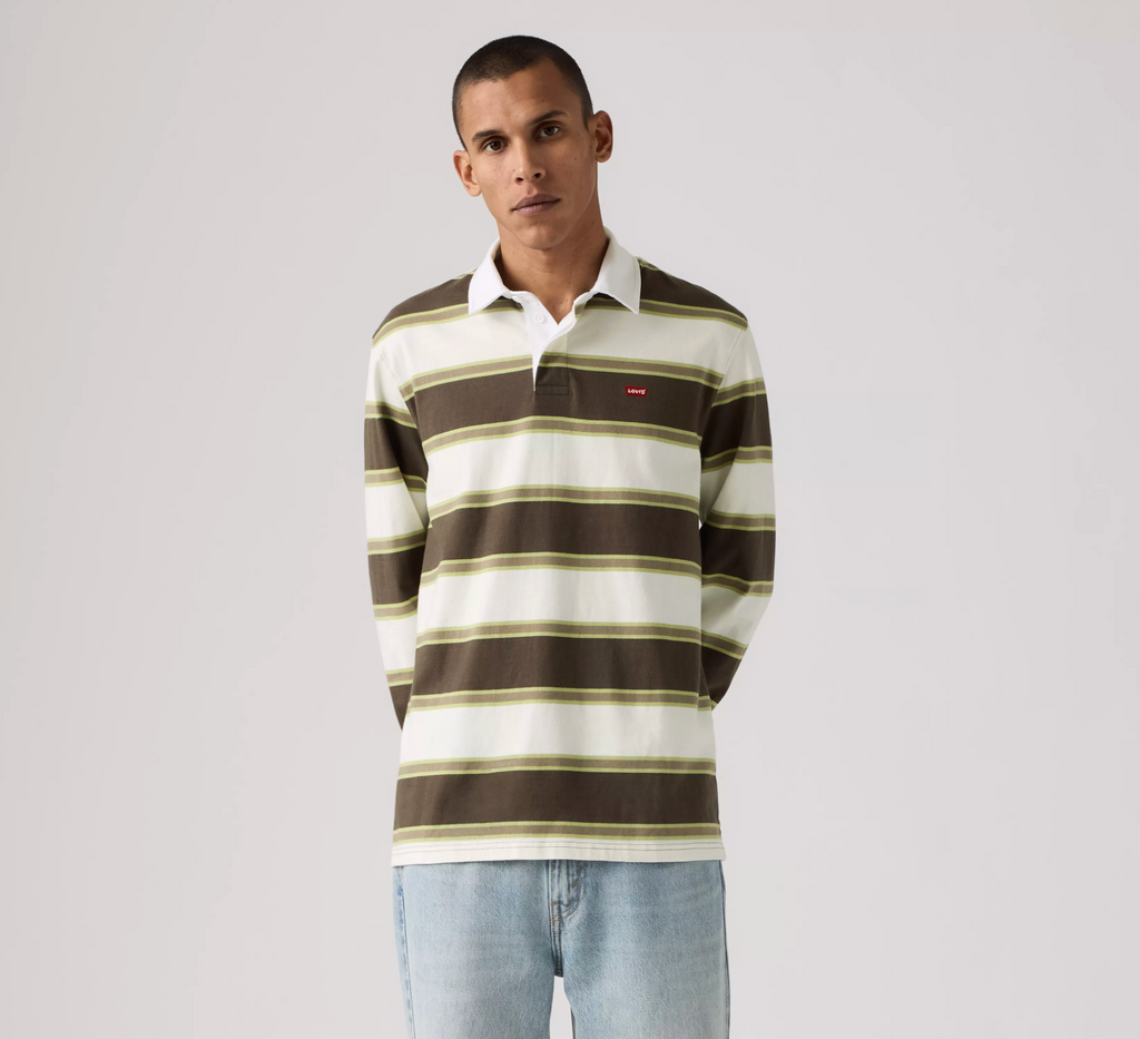 Classic Rugby - Branco Stripe/Egret