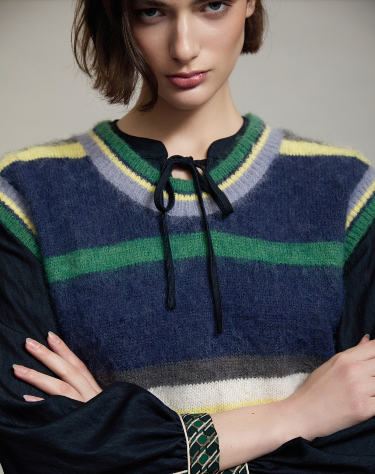 Stripes Knit Vest