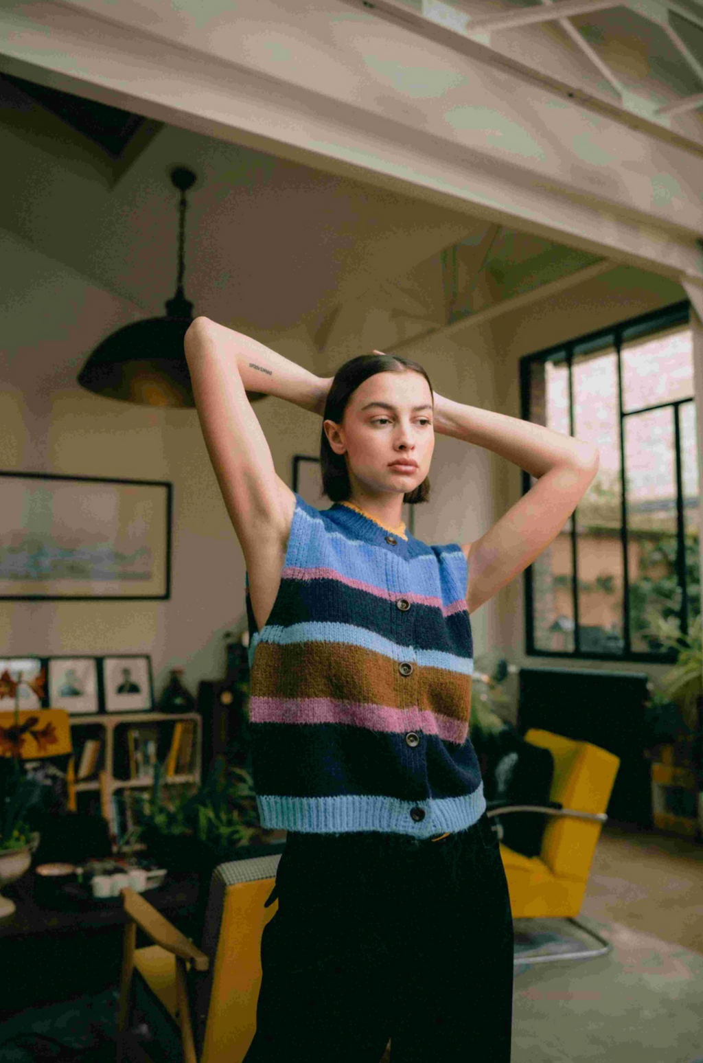 Ninon Gilet - Blue