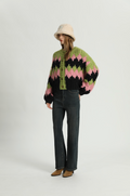 Ivy Cardigan - Multi Green