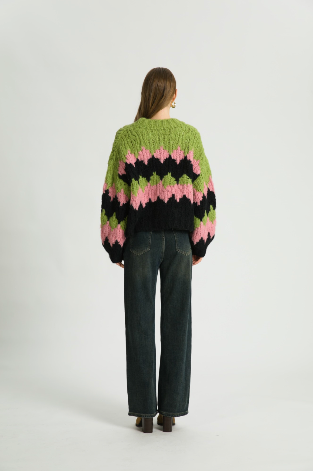 Ivy Cardigan - Multi Green