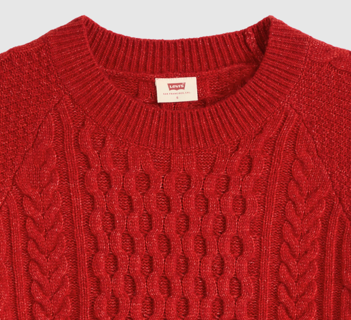 Jolie Cable  Crewneck Sweater - Emboldened