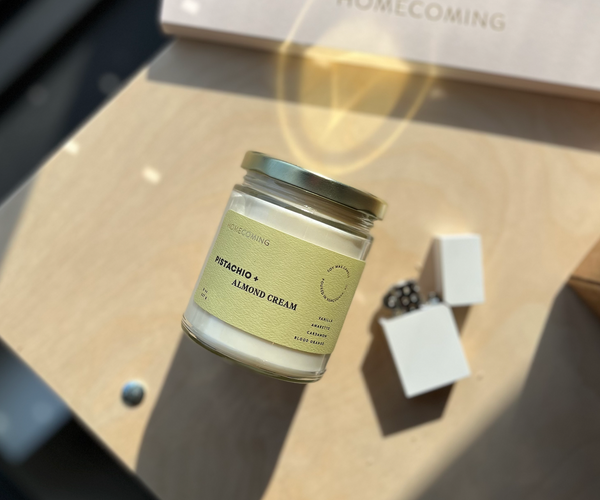 Pistachio + Almond Cream Candle